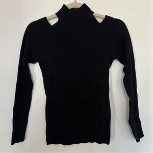 Catherine Malandrino cold shoulder turtle neck